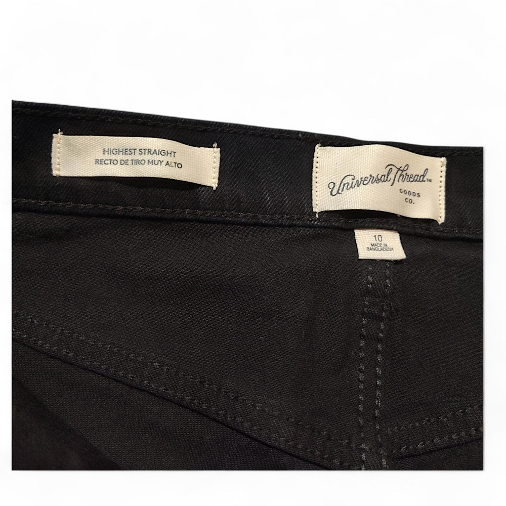 Universal Thread Highest Straight Black Women's J… - image 7